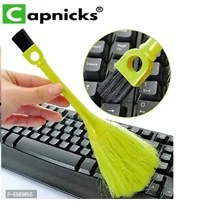 Double Side Microfiber Computer Cleaning Brush (Pack of 1)