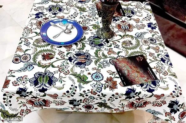 Arohi Dining Tablecloth Cotton Table Cover Floral Print Table Cover 6 Seater Table Cover Tea/Coffee Table Cover-thumb2