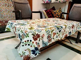 AROHI Cotton Leaf Print Table Cover (Multicolour, 35 X 55 Inches)-thumb1