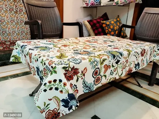 AROHI Cotton Leaf Print Table Cover (Multicolour, 35 X 55 Inches)-thumb2