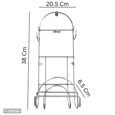 Useful Home Kitchen Steel Wall Mounted Rack-thumb2