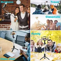 Bluetooth Selfie Stick with Remote 3-in-1 Multi-Functional Extendable Bluetooth Selfie Stick-thumb3