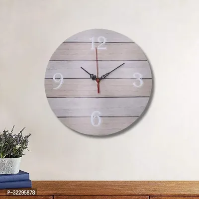 Stylish Wooden Analog Wall Clock for Home Decor-thumb0