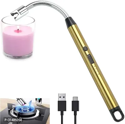 Candle Lighter Rechargeable, Electric Arc Lighter Ignition Lighter with USB Cable