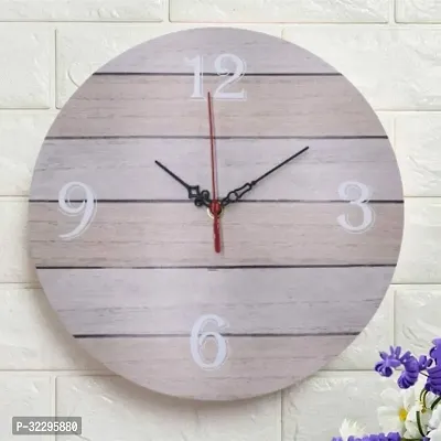 Stylish Wooden Analog Wall Clock for Home Decor-thumb0