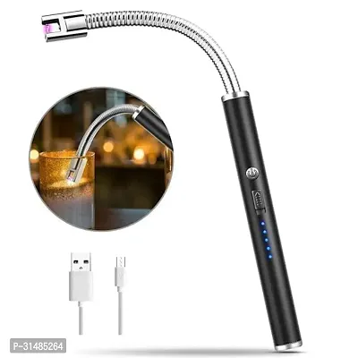 Metal Lighter, Upgraded USB Charging Arc Lighter with 360 Degree-thumb0