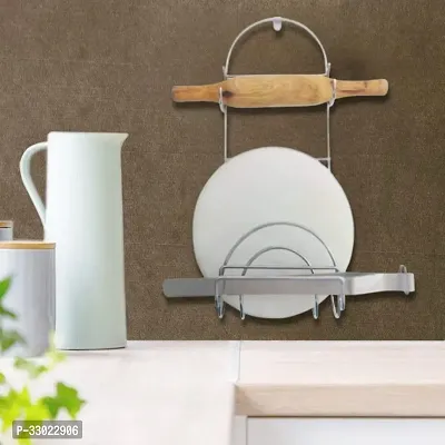 Useful Home Kitchen Steel Wall Mounted Rack-thumb0