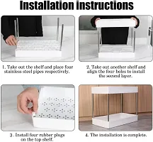 Stylish Plastic Solid Multi Use Rack and Holder-thumb4