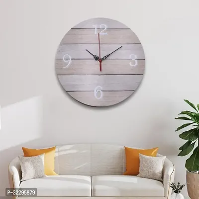 Stylish Wooden Analog Wall Clock for Home Decor-thumb0