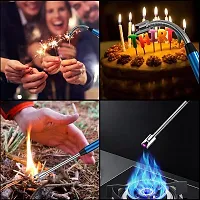 Lighter for Candles Rechargeable Electric Gas Lighter for Home Flameless Windproof USB Lighter-thumb2