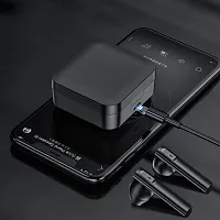 M90 Pro TWS Earbuds Bluetooth 5.2 Type-C with Power Bank Charge Your Phone, 280 Hours Playback (Charging case Backup) Earbuds with Smart LED Display, Waterproof Built-in Mic (Black)-thumb2