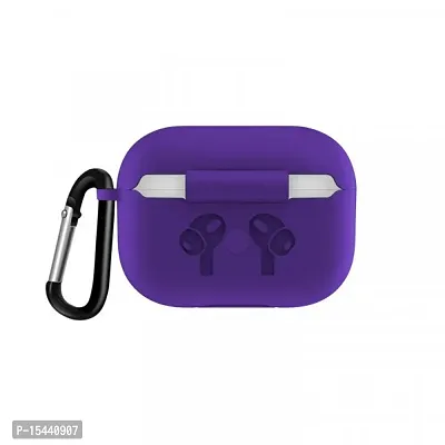 Soft Silicone Case , AirPods Pro Case Cover-  Purple