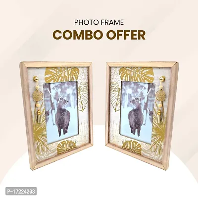 wooden photo frame , photoframe  for table, wall (Set of 2)-thumb5