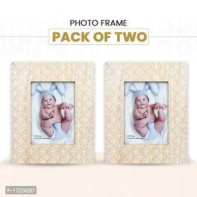 wooden photo frame , photoframe  for table, wall (Set of 2)