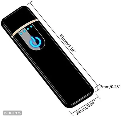 Metal Smart Fingerprint Sensor Smoking Lighter-thumb4