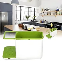 3 in1 Stand for Kitchen Sink Plastic for Kitchen Use-thumb2