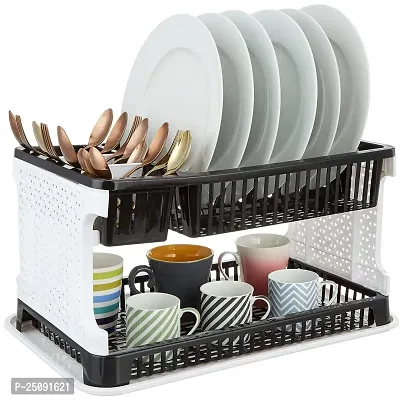 Kitchen Utensil/Organizer Rack with Water Storing Tray, Dish/Plate Stand-thumb4