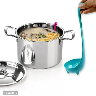 Soup Spoon Creative Long Handle Standing Loch Ness Monster Colander Spoon Dinnerware Cooking Tools Kitchen Accessories