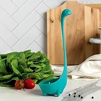 Soup Spoon Creative Long Handle Standing Loch Ness Monster Colander Spoon Dinnerware Cooking Tools Kitchen Accessories-thumb1