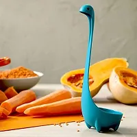 Soup Spoon Creative Long Handle Standing Loch Ness Monster Colander Spoon Dinnerware Cooking Tools Kitchen Accessories-thumb3