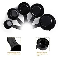 Measuring Cups and Spoons (11 Pcs, Black)-thumb1