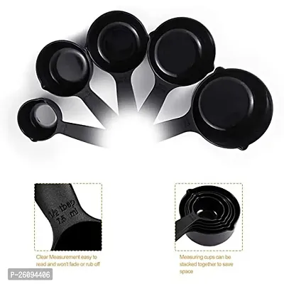 Measuring Cups and Spoons (11 Pcs, Black)-thumb2