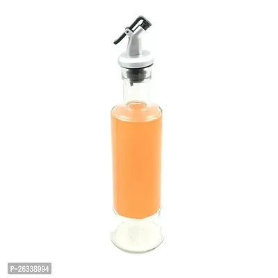 Olive Oil Dispenser Bottle Leakproof Condiment Glass Container Non- Drip Spout Soy Sauce Vinegar Cruet Bottle for Kitchen Cooking BBQ Fry for Kicthen Home (300 ML)-thumb0