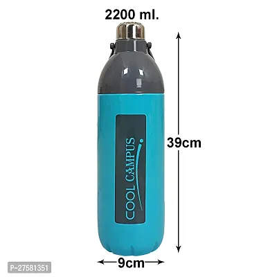 Insulated Plastic Water Bottle with Handle (1200 ML ,Pack of 1)-thumb5