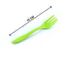 (Pack of 6) Small Plastic Serving Fork Set for Kitchen/Kids-thumb2