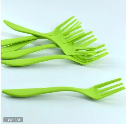 (Pack of 6) Small Plastic Serving Fork Set for Kitchen/Kids-thumb4