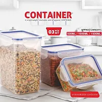 STORAGE CONTAINER SET OF 3 PC(APPROX CAPACITY 500ML,1000ML,1500ML, TRANSPARENT)-thumb3