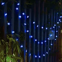 coku 28 LED 10 m Star Fairy String Light for Diwali Festival Home, Party, Christmas, Garden Decoration (Blue)-thumb1