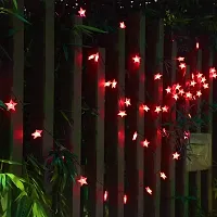 JSTBUY LABEL 28 LED 10M Star Shape LED String Lights Multi Color Fairy Lamp for Christmas Diwali Birthday Wedding Decoration (Red)-thumb3