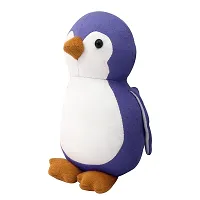 JSTBUY LABEL Cute Penguin Plush Soft Toys Cotton Stuffed Animal Toy for Kids | Soft Toys for Baby Girl |Soft Toys for Boys Teddy Bear for Baby, Birthday Gift for Girls, Baby Toys (30cm) (Blue)-thumb1