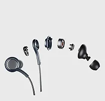 JSTBUY LABEL JBY-VO18 Stereo Rich Bass Metal Wired in The Ear Headset with Mic (Black)-thumb1