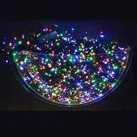 JSTBUY LABEL 30 MTR 120 LED String Lights with 8 Modes Remote 6 Color Waterproof Indoor Outdoor Diwali Christmas Party Multicolor Rice Lamp Strips-thumb1