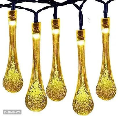 JSTBUY LABEL Latest String Lights 18 led Crystal Bubbles Rain ,Tear/ Waterdrops Shape Fairy Waterproof Home D?cor Lights For Brighten Up The Nights On Diwali, Marriage and Christmas Party (Multicolor)