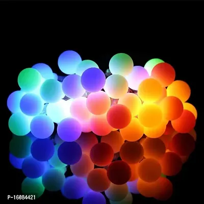 coku New 10 Meter 18 LED Bulb Ball String Light for Christmas Decortions 30 Feet Long Indoor  Outdoor LED Fariy Bulb Lights for Wadding New Year Birthday Photoshoot Party (Multicolor, RGB)