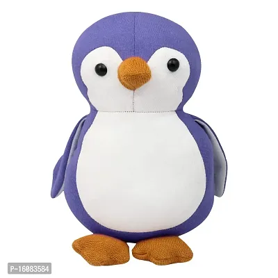 JSTBUY LABEL Cute Penguin Plush Soft Toys Cotton Stuffed Animal Toy for Kids | Soft Toys for Baby Girl |Soft Toys for Boys Teddy Bear for Baby, Birthday Gift for Girls, Baby Toys (30cm) (Blue)-thumb0