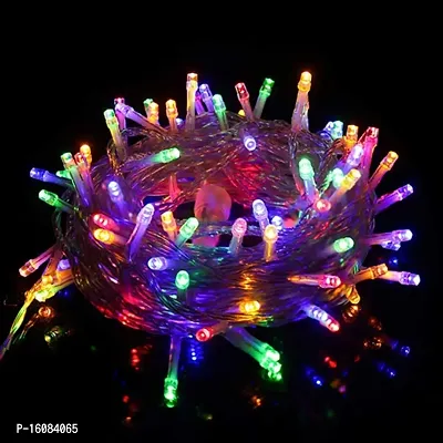 coku Decoration 30 Meter Multicolored Fairy String Lights with LED Bulb and 8 Mode LED Control Remote for Christmas, Diwali, Festivals Or Home Decor-thumb0