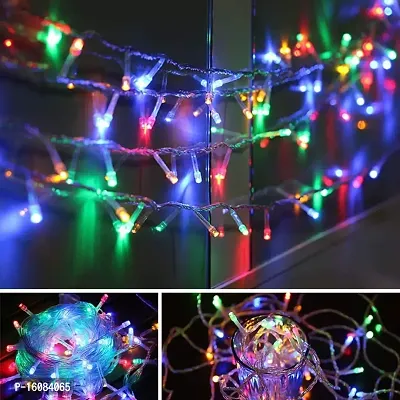 coku Decoration 30 Meter Multicolored Fairy String Lights with LED Bulb and 8 Mode LED Control Remote for Christmas, Diwali, Festivals Or Home Decor-thumb2