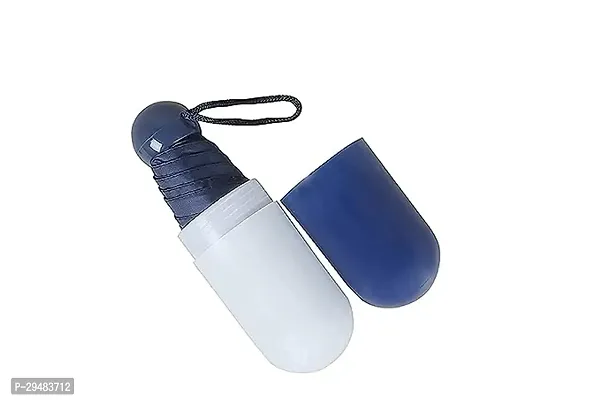 Nylon Capsule Shape Umbrella (navy Blue)-thumb0