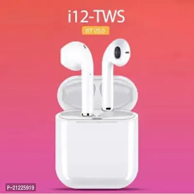 I12 Bluetooth Earphone 5.0 Wireless Headphones Earbuds Headset with Mic