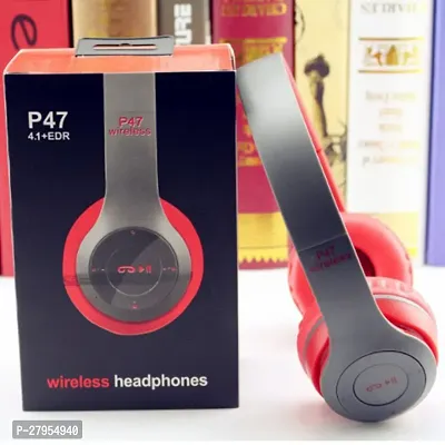 P47 Wireless Bluetooth Headphones 5.0+EDR with Volume Control, HD Sound and Bass (Multicolour)-thumb4
