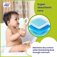 Little Angel Extra Dry Baby Pants Diaper, Medium (M) Size, 40 Count, Super Absorbent Core Up to 12 Hrs. Protection, Soft Elastic Waist Grip  Wetness Indicator, Pack of 1, Upto 5-11kg-thumb1