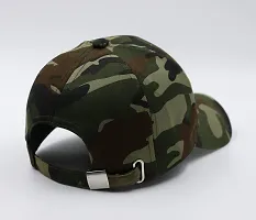 JAZAA Baseball Cap Adjustable Size for Running Workouts and Outdoor Activities All Seasons Army Balidan Cap (Multi Color)-thumb1