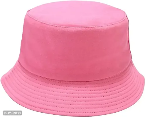 JAZAA Bucket Hat for Women Men Teens Summer Beach Sun Hat Packable Fisherman Cap for Travel Outdoor Hiking (Pink)