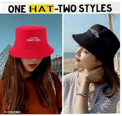 Buy Jazaa Bucket Hat For Women Men Teens Reversible Summer Beach Sun Hat  Packable Fisherman Cap For Travel Outdoor Hiking (red) Online In India At  Discounted Prices