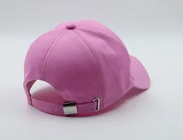 JAZAA Vintage Baseball Cap Snapback Trucker Hat, Outdoor Sports Baseball Cap, Hiking Cap, Running Solid Cap (Pink)-thumb3