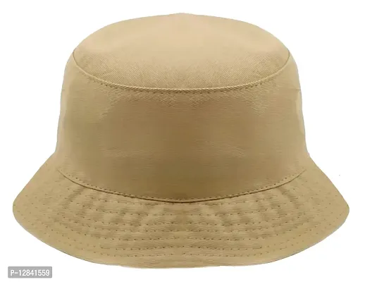 JAZAA Bucket Hat for Women Men Teens Summer Beach Sun Hat Packable Fisherman Cap for Travel Outdoor Hiking (Beige)